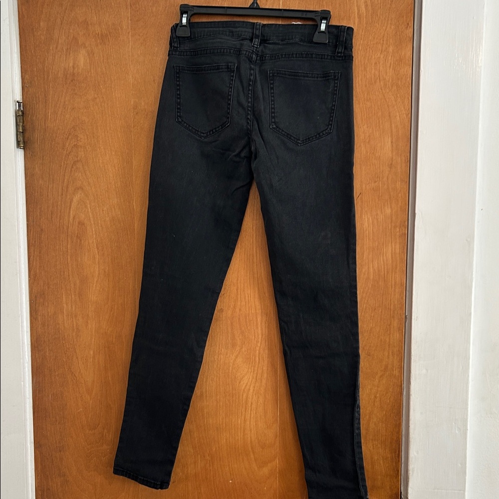 Lip Service Black Skeleton Skinny Jeans - Picture 4 of 6